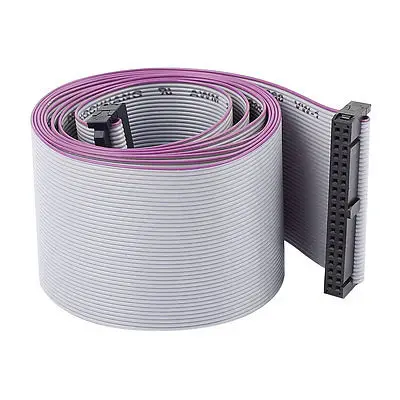 

2.54mm Pitch 40Pin F/F IDC Connector Motherboard Flat Ribbon Cable 148cm