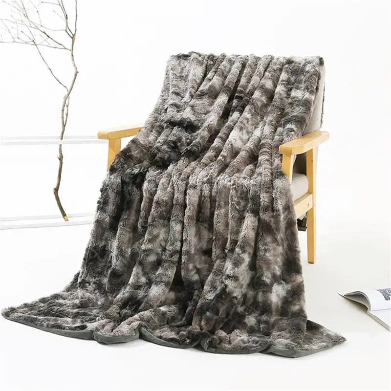Shaggy Plush Quilt Blanket
