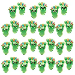Autocollants de sol auto adhésif pour enfants, 15 paires, sparadrap pour empreintes de Distance sociale, P31B 