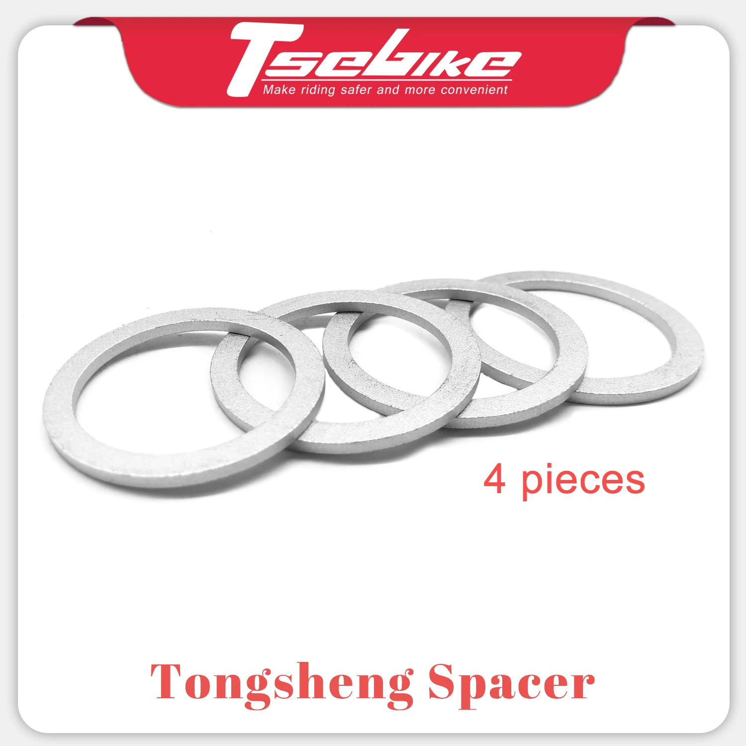 Tongsheng Spacer 4 Pieces 9.6mm Ebike Conversion Parts For Tsdz 2 Mid