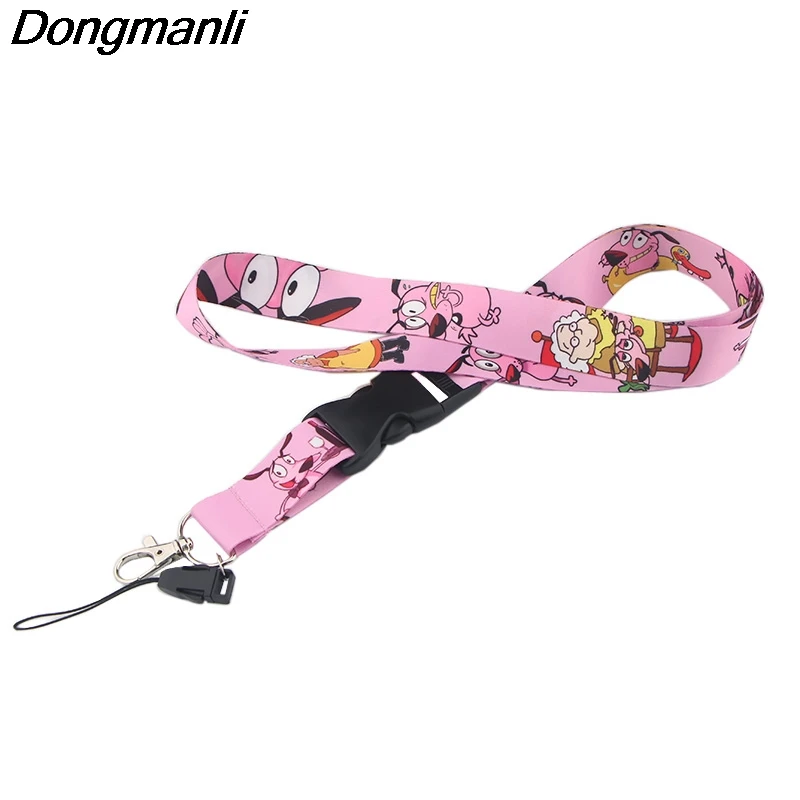 PC244 отвага трусливый брелок для собак Lanyards держатель удостоверения личности ID карта пропуск для спортзала мобильный держатель Бейджа ключевой ремень