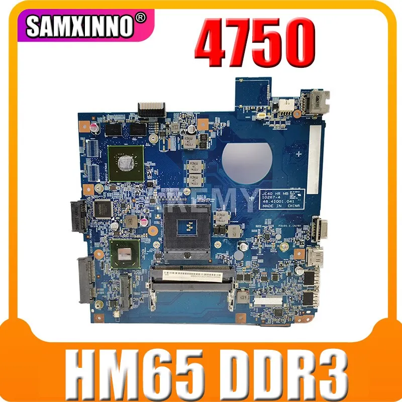 Для ACER 4750 4752 4755 4352 материнская плата ноутбука JE40 HR MB 10267 4 48.41Q01.041 PGA989 HM65 DDR3 100%