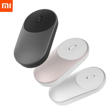 

Original Xiaomi Mi Wireless Mouse Portable Game Mouses Aluminium Alloy ABS Material 2.4GHz WiFi Bluetooth 4.0 Control Connect