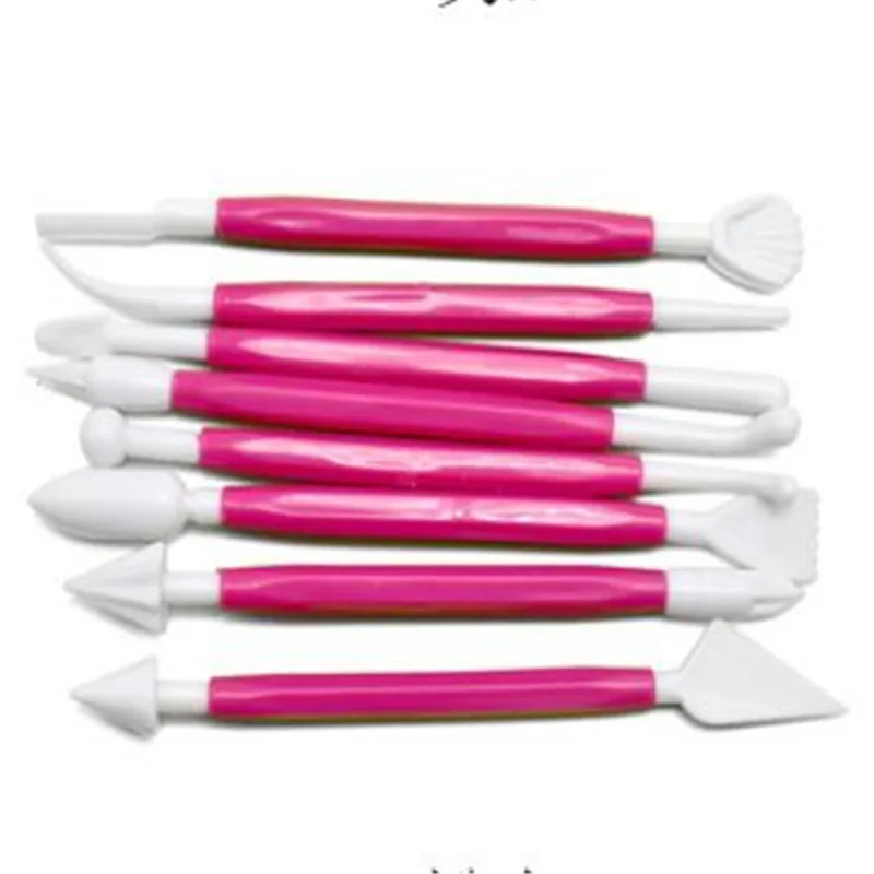 8pcs/set Plastic Clay Sculpting Set Polymer Modeling Clay Tools Poly form Tools Set For Shaping Play dough Toys