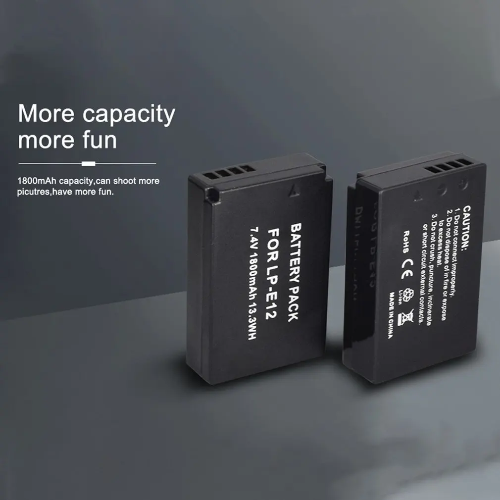 LP-E12 Battery digital camera battery Charger For Canon EOS M10 M50 100D Micro Single Camera Digital Charger