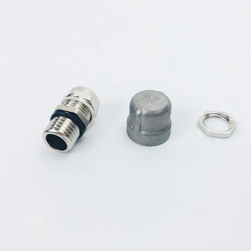 Thread Diameter 11mm Thermowell Connector 1/4" Cap Black Silicone Seal Ring Thermowell Port pipe fitting hose pipe fitting