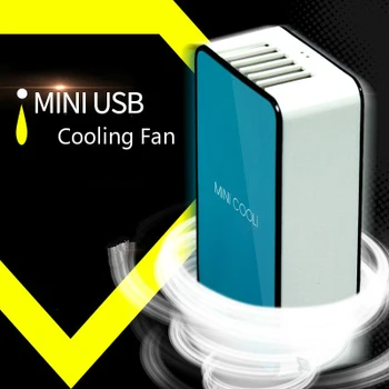 

New Portable Handheld Mini Cooli USB Fan desk air conditioner humidification cooling Rechargeable 1400mAh Battery palm Fan home