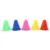 10 шт./компл. Skate Marker Training Road Cones Roller Football Soccer Rugby Training Soft Tower Skating Obstacle Roller Skate Pile
