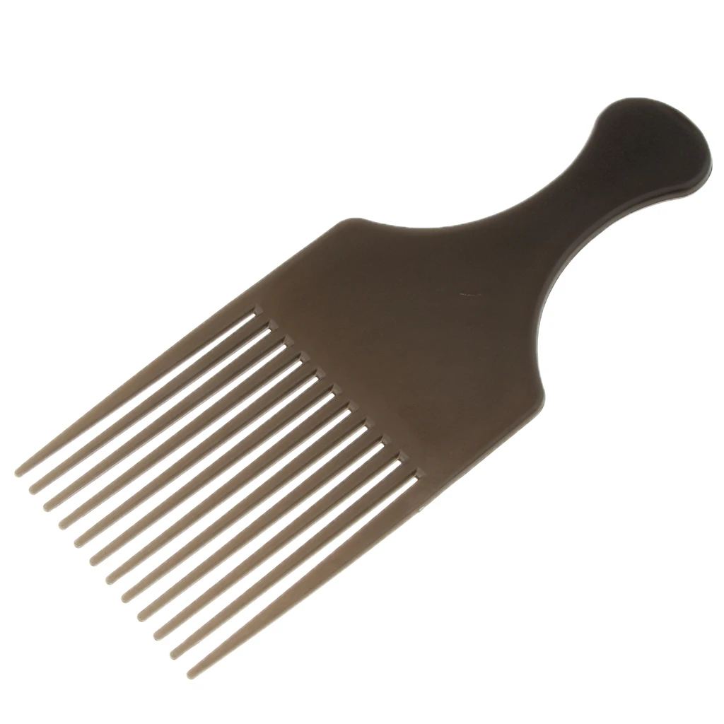 Hairdresser Afro Pick Lift Hair Comb Detangle Barber Braid Hairstyling Comb