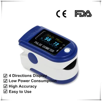 

Fingertip Pulse oximeter SPO2 Sensor monitor blood oxygen saturation Monitor PR pulse rate oximetro oximetry CMS50D