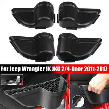 

4pcs/set Front Door Storage Box Net Holders Organizer Box Pockets for JK JKU 2/4-Door 2011-2017