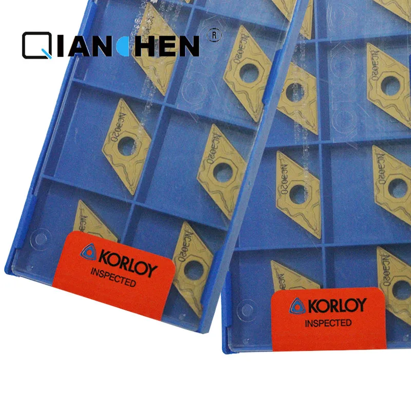 Корея KORLOY DNMG150404-HM NC3020 DNMG150404-HM NC3120 DNMG150404-HM PC9030(10 шт./лот) резец для внутренней обточки вставки