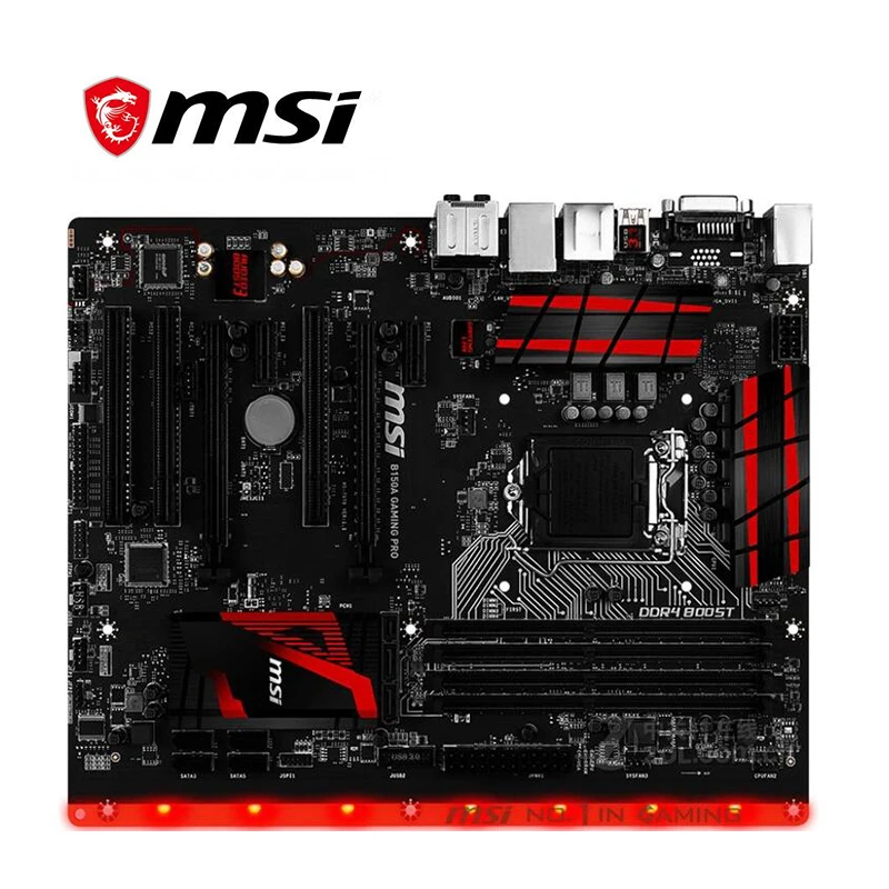 Материнская плата для MSI B150A GAMING PRO LGA 1151 DDR4 Intel B150 150M десктопная материнская SATA III