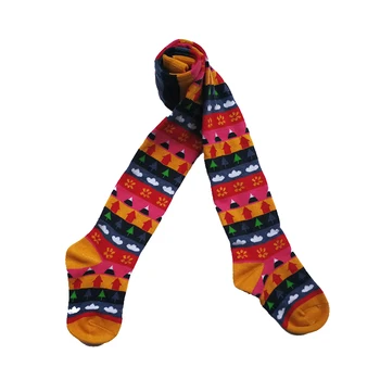 

New Cotton Baby Kids Girls cartoon tights baby girl striped pantyhose children clothing