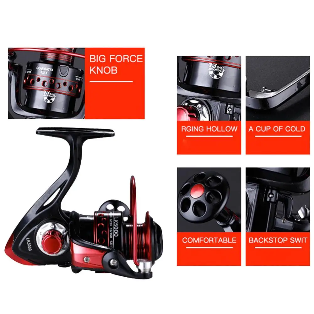 

High Quality Fishing Reels Double Spool Fishing Reel High speed Spinning Reel Carp Fishing Reels Baitcasting Reel for Saltwater