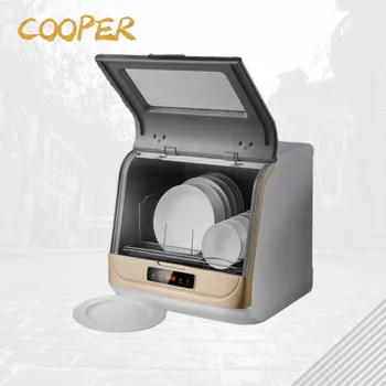 Online Intelligent Automatic Dishwasher Home Use Desktop Free Installation Mini Small Disinfection Dishwasher Machine Free Shipping