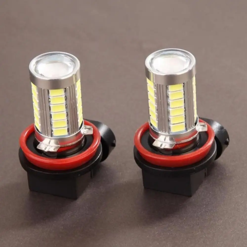 Hot Sell 2Pcs 12V H11 5630 33SND Car LED Fog Light Daytime Running Head Front Lamp Bulb