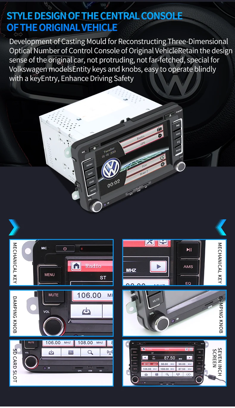 DVD/CD/MP5 плеер с gps-навигатором для Volkswagen VW Skoda Octavia Golf 5 6 touran passat B6 jetta Polo Tiguan аудио плеер