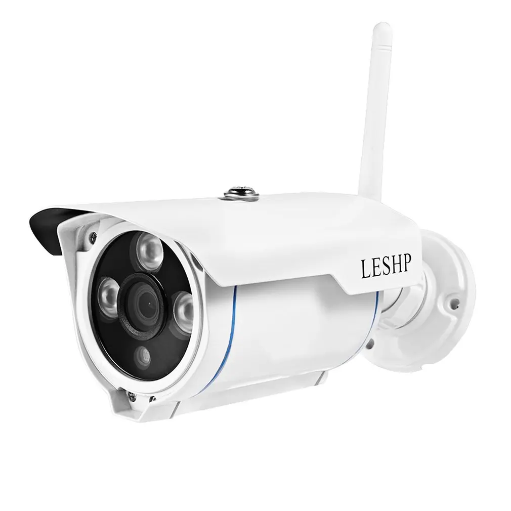 LESHP 1.0MP wifi Беспроводная цилиндрическая ip-камера безопасности, уличная водонепроницаемая Поддержка ночного видения, обнаружение движения, умная сигнализация, камера