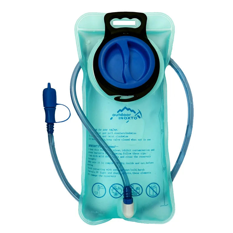Cross Border for 1L-2L Eva Straw Water Bag Kettle Outdoor Riding Drinking Bag Off-road Running Backpack Water Bag