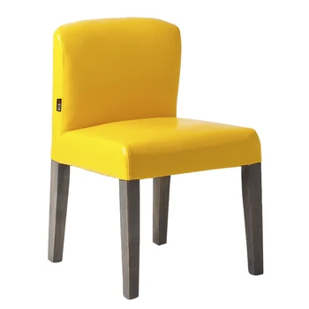 

Solid Wood Dining Chair Modern Minimalist Home Table Back Stool Desk Makeup