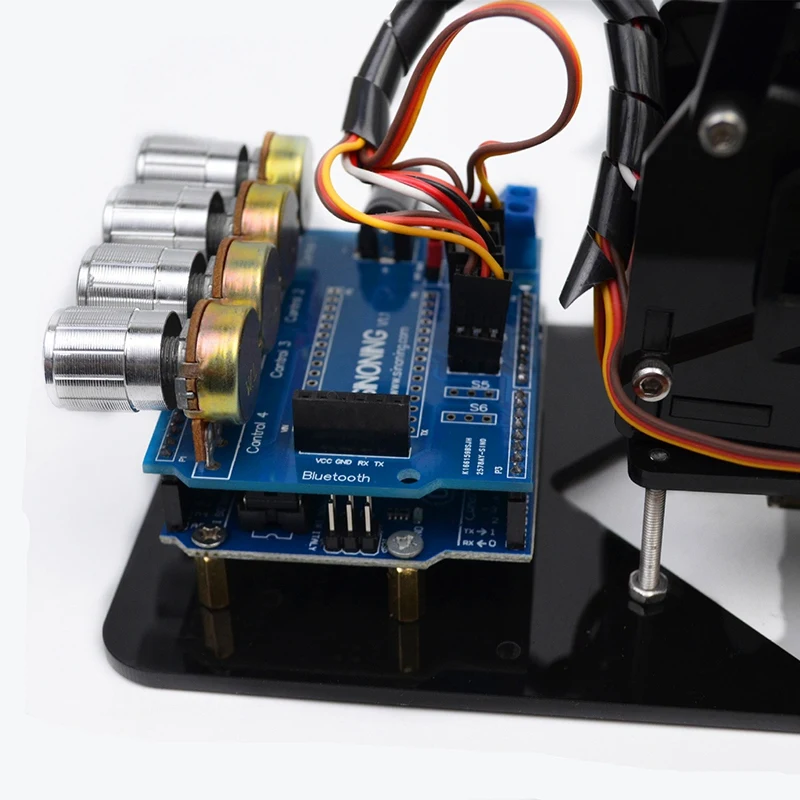 Diy акриловый робот Робо-рука коготь для Arduino комплект 4Dof игрушки механический захват манипулятор Diy