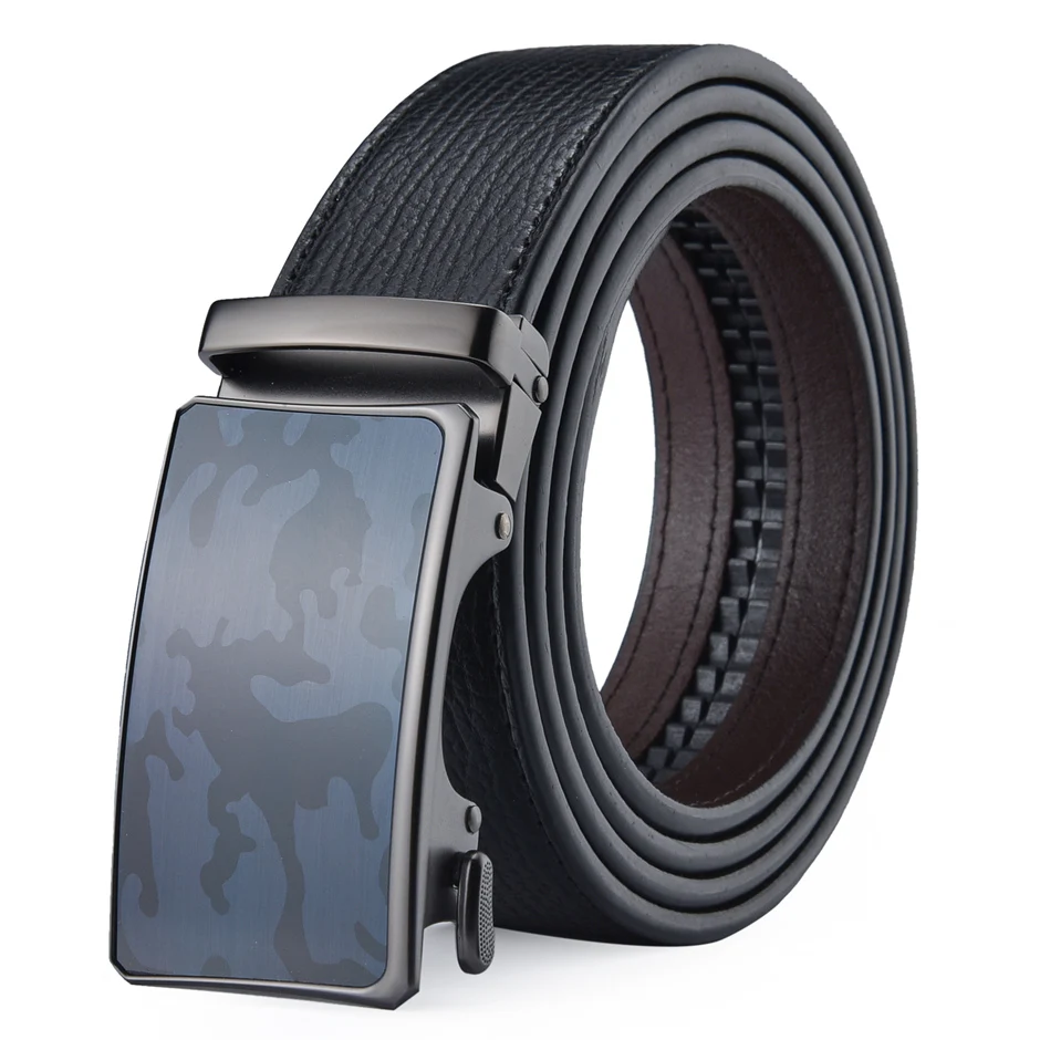 Famous Brand Designer Male Belt New Arrival Brown Black Leather Strap Men's Belts Luxury Automatic Buckle Belts For Men B700
