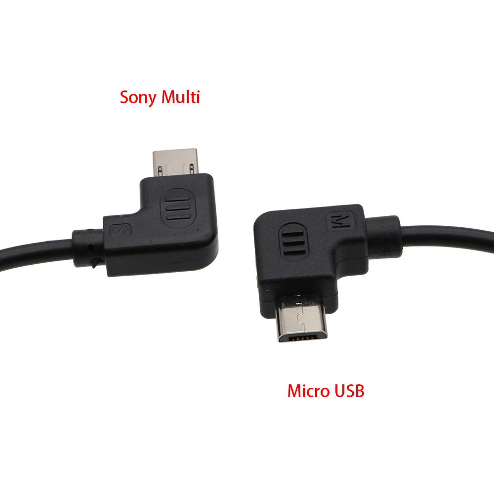 For Zhiyun Crane 2 / Weebill S stabilizer to Sony cameras 38cm Control and Charge Cable Micro USB to Multi ( Upward ) type c control cable