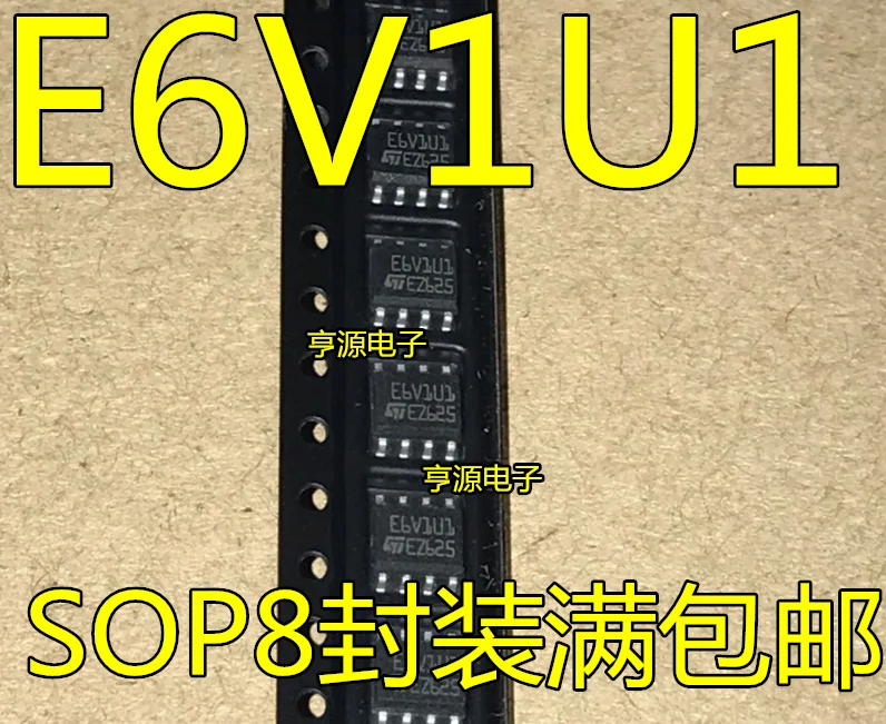 

10 шт. E6V1U1 ESDA6V1U1RL SOP-8