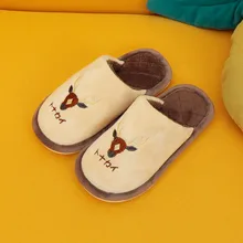 Тапочки женские и мужские домашние Нескользящие домашние тапочки женская и мужская повседневная мягкая обувь теплая зимняя обувь для спальни милые Нескользящие тапочки