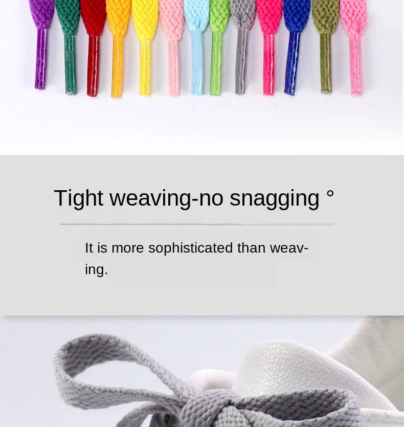 36 Colors 8mm Flat Thicken White AF1  Kids  Shoelaces  Basketball Sneakers Sail  Shoe Laces  Shoe Accessories 60/100/120/140