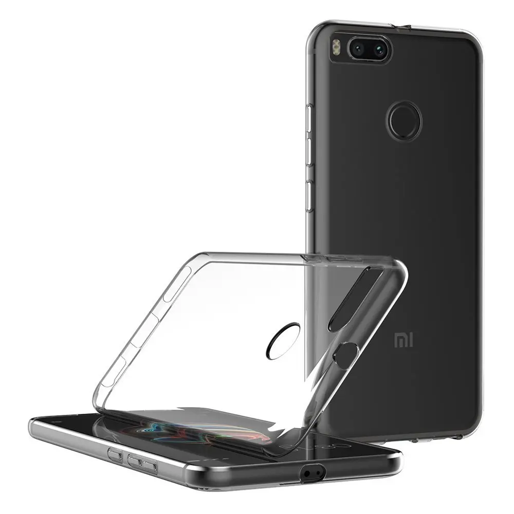 CADORABO Cover In Silicone TPU Flessibile, Custodia Per Cellulare Per Mi A1 Mi 5x Grigio Metallico 77349711
