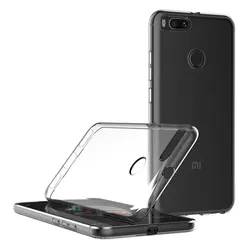 Crystal Clear Shockproof Silicone Case - Soft TPU Armor for Xiaomi Mi 5X (Clear)