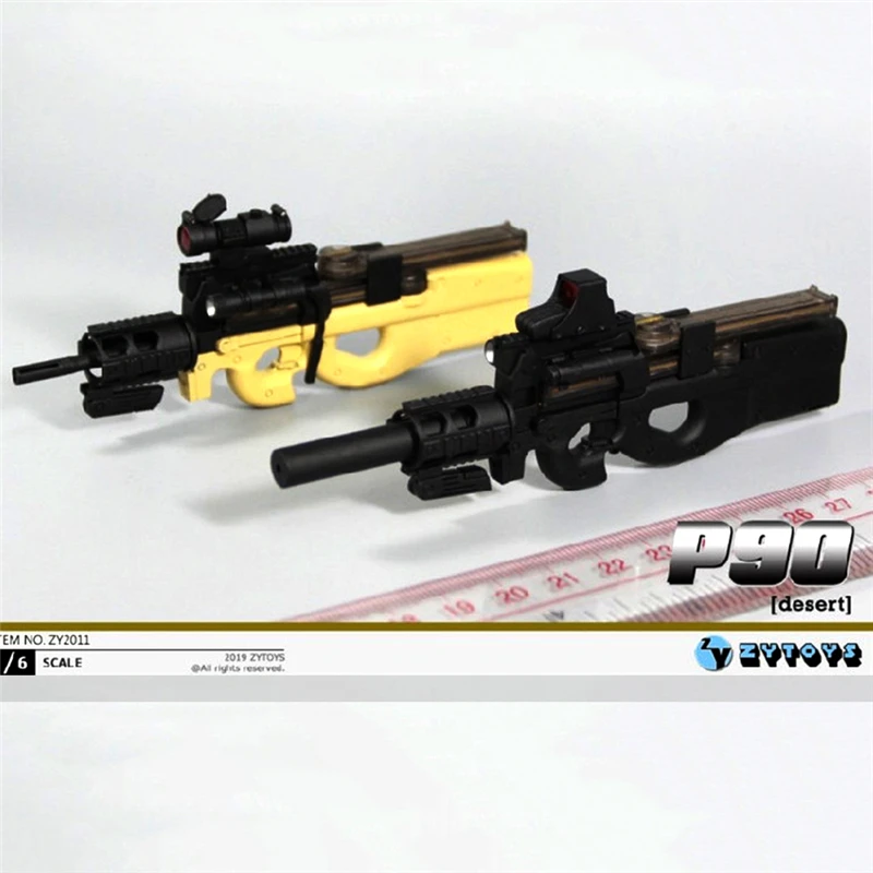 1/6 P90 A Rifle Submachine Gun Weapon Models For 12" Figure PHICEN Hot Toys USA 