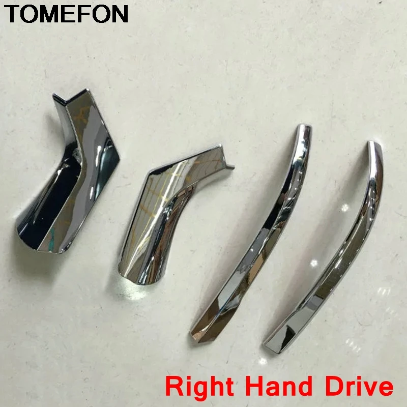 

TOMEFON For Toyota Alphard Vellfire 30 2016-2018 Rearview Mirror Trim Cover Sticker Sequin Exterior Decoration Strip Accessories
