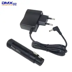 Бесплатная доставка новая система 1 шт. черный Мини Беспроводной DMX512 приемник, стабильность сигнала LED dmx-контроллер disco огни DMX