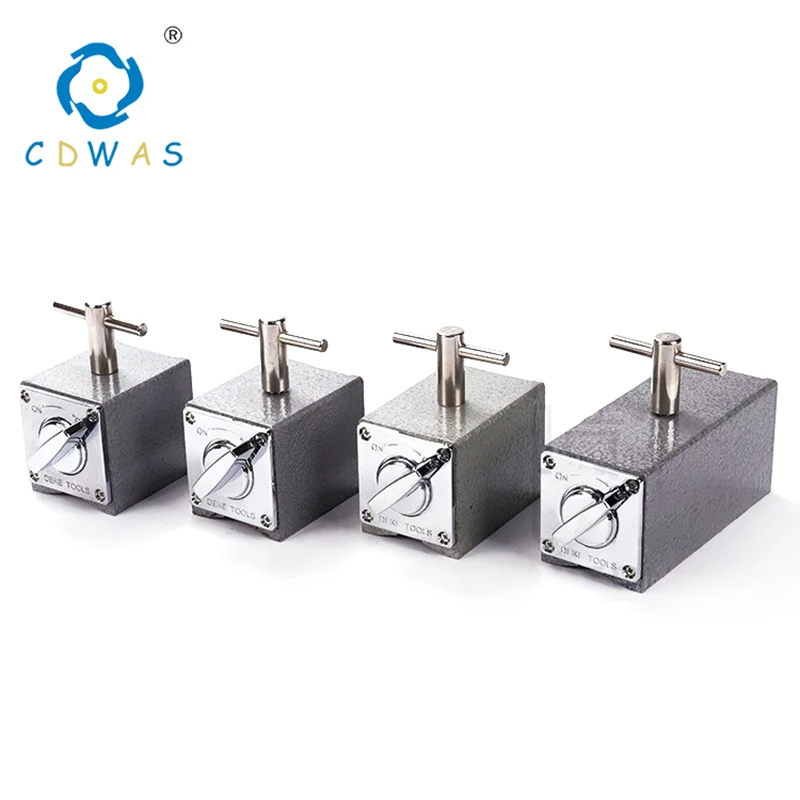  Metal Switch Magnetic Table Base 6T 8T 10T 12T V type Magnetic Base Dial Indicator Stand Base Magne
