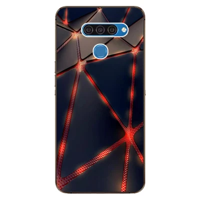 Для LG Q60 чехол роскошный чехол из ТПУ и силикона чехол s для LG K50 Телефон задняя крышка для LG Q 60 Funda Coque для LG V50/V50 ThinQ - Цвет: w45