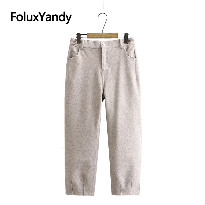 

Women's Loose Pants Casual Trousers Plus Size XXXL Pencil Pants Black Khaki KKFY5035