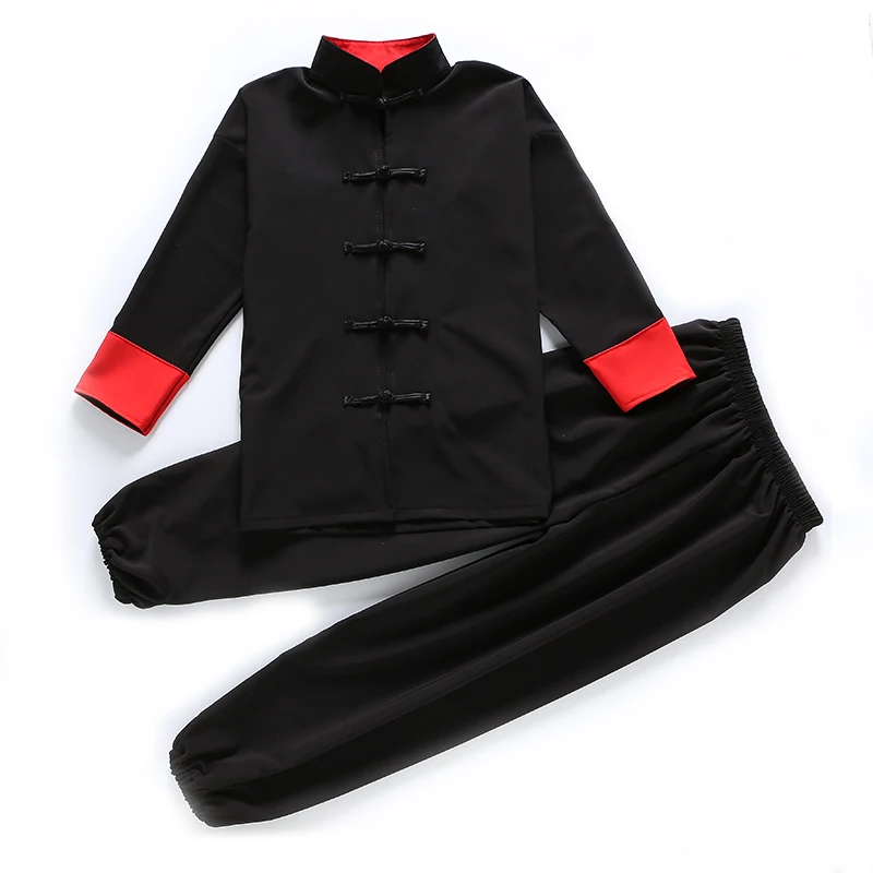 Boys and girls martial arts clothing practice clothing Chinese Kung Fu Tai Chi long sleeve training performanc tai chi clothing chinese traditional costume