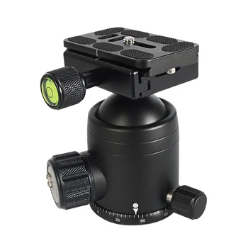 

Ball Head Tripod Aluminum Ballhead Heavy Duty with Quick Release Plate for Canon Nikon Sony DSLR Camera