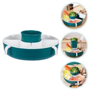 

1Pc Multi-function Rotatable Drain Basket Home Basket Kitchen Supply Food Holder Drain Basket Plastic Fruit Basket for Storage K