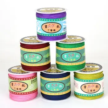 

100yards 0.8mm Multicolor Jade Thread Chinese Knot Thread Cord Make Necklaces Bracelets DIY Jewelry Accessories Findings Process