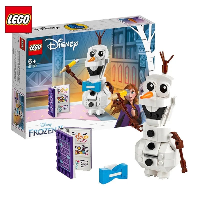 

October New Products Lego LEGO Disney Princess Series 41169 Olaf Small Particles GIRL'S Building Blocks