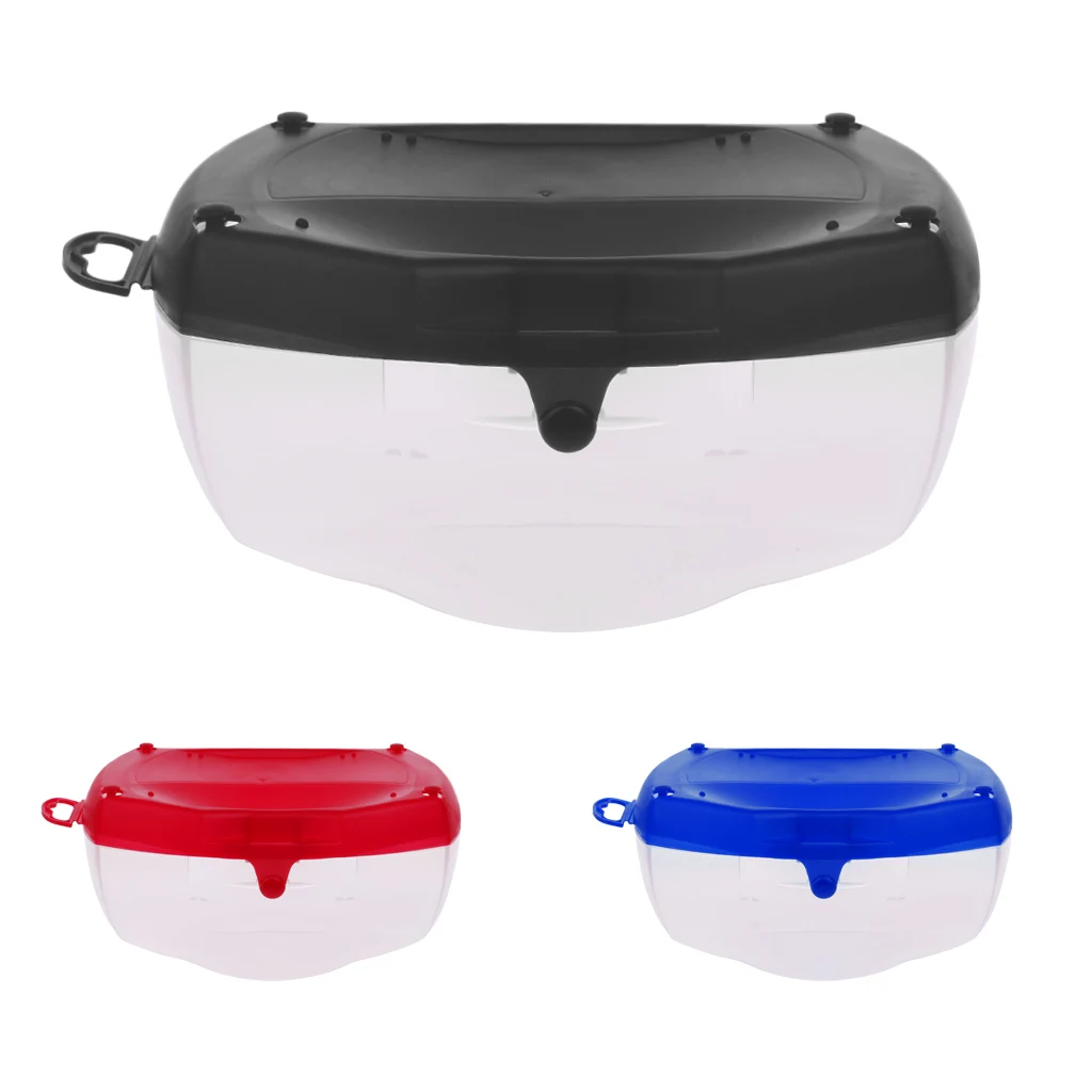 Portable Plastic Diving Mask Storage Box Snorkel Swimming Glasses Goggles Hard Case Scuba Dive Gear Protective Container