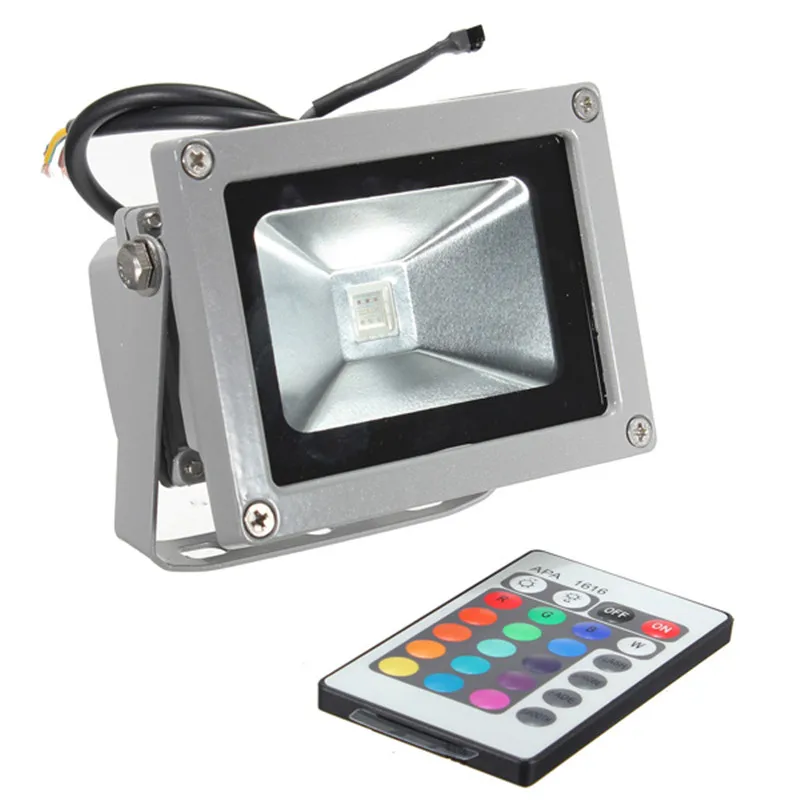 1 комплект светодиодный RGB прожектор 10 Вт наружный сад домашний лампа