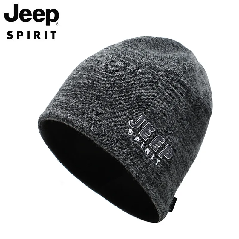JEEP SPIRIT зимняя шапка мужская теплая шапка унисекс Женская Зимняя Шапка двухсторонняя Модная Повседневная зимняя шапка бини Gorros Mujer