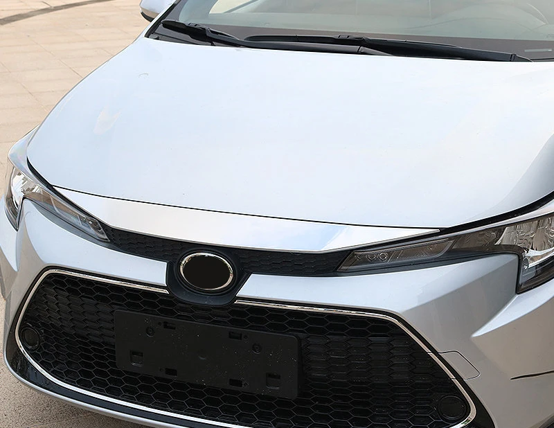 

US ONLY! For Toyota Corolla E210 Levin SEDAN 2018 2019 Chrome Front Hood Bonnet Lip Molding Cover Trim Bar Garnish Car Styling