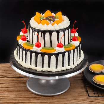 

Round Rotating Cake Plate DIY Pastry Baking Tools Turnable Baking Mold Birthday Cake Decorating Tools Kitchen Accessories