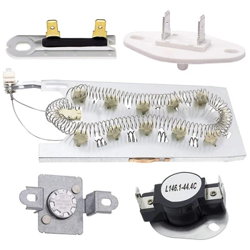 

HOT！-Hair Dryer Heating Elements Thermal Cut-Off Fuse Fuse Kit for Whirlpool and Kenmore Hair Dryers